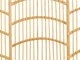 Κρεβάτι Beliani Rattan 140 x 200 cm ανοιχτόχρωμο ξύλο DOMEYROT Lumarko! 13286053 4255664829344