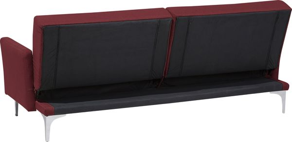Beliani Κόκκινος καναπές-κρεβάτι LUCAN 8263988 4260580931996