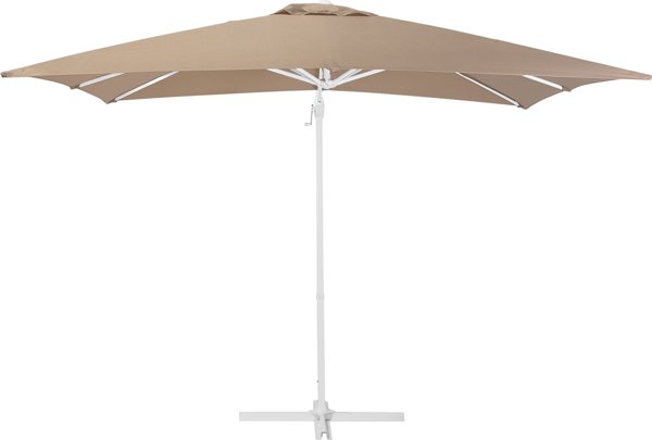 Beliani Ομπρέλα Κήπου Monza Τετράγωνη 250x250 cm, Χρώμα Άμμος