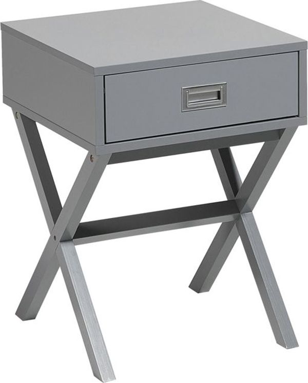 Βοηθητικό τραπέζι Beliani Grey MONROE 8083283 4260586352917