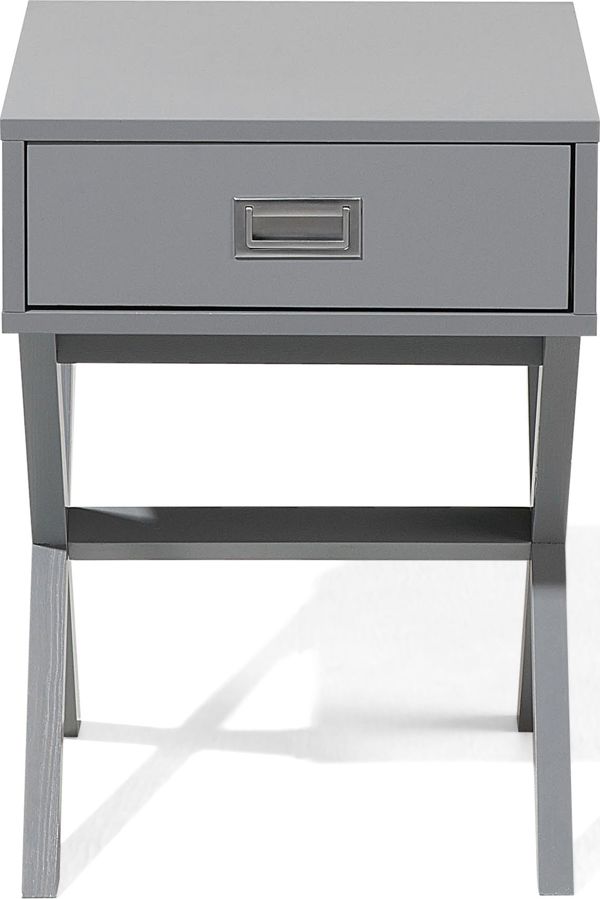 Βοηθητικό τραπέζι Beliani Grey MONROE 8083283 4260586352917