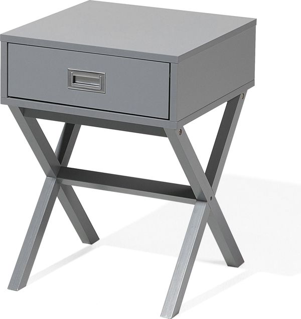 Βοηθητικό τραπέζι Beliani Grey MONROE 8083283 4260586352917