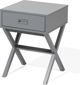 Βοηθητικό τραπέζι Beliani Grey MONROE 8083283 4260586352917