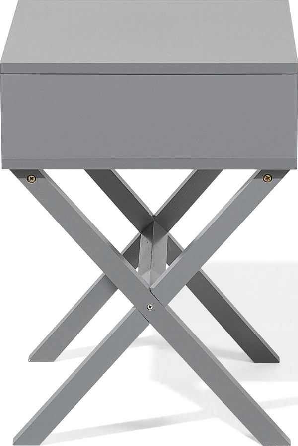 Βοηθητικό τραπέζι Beliani Grey MONROE 8083283 4260586352917