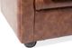 Beliani Πολυθρόνα Chesterfield Οικολογικό Δέρμα Χρυσοκαφέ 7984216