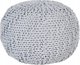 Beliani Pouffe 50 x 35 cm γκρι PRIENE Lumarko! 13491605 4255664805263