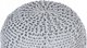 Beliani Pouffe 50 x 35 cm γκρι PRIENE Lumarko! 13491605 4255664805263