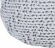 Beliani Pouffe 50 x 35 cm γκρι PRIENE Lumarko! 13491605 4255664805263