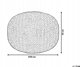 Beliani Pouffe 50 x 35 cm γκρι PRIENE Lumarko! 13491605 4255664805263