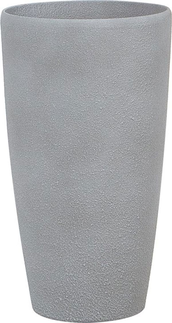 Beliani Στρογγυλό περίβλημα Abdera γκρι 31x31x58 cm 8497428 4260586355017