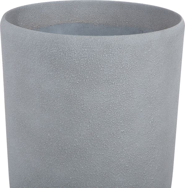 Beliani Στρογγυλό περίβλημα Abdera γκρι 31x31x58 cm 8497428 4260586355017