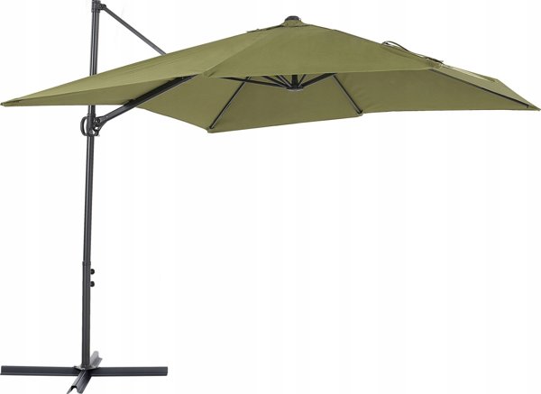 Ομπρέλα Beliani Lumarko Garden 245 x 245 cm πράσινη MONZA II! 12129944 4251682284332