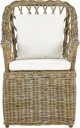 Beliani Σετ 2 πολυθρόνες κήπου από φυσικό rattan MAROS 11356397 4251682280846