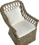 Beliani Σετ 2 πολυθρόνες κήπου από φυσικό rattan MAROS 11356397 4251682280846