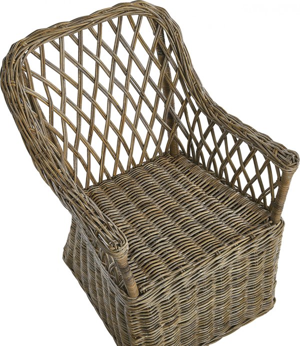 Beliani Σετ 2 πολυθρόνες κήπου από φυσικό rattan MAROS 11356397 4251682280846