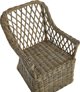 Beliani Σετ 2 πολυθρόνες κήπου από φυσικό rattan MAROS 11356397 4251682280846