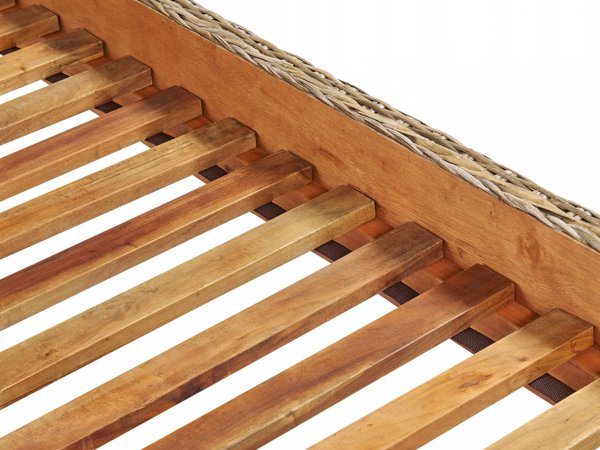 Κρεβάτι Beliani Rattan 140 x 200 cm φυσικό SALBRIS Lumarko! 13286052 4255664829375