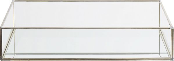 Beliani Ασημένιος διακοσμητικός δίσκος καθρέφτη GRENOBLE 8130324 4251682255516