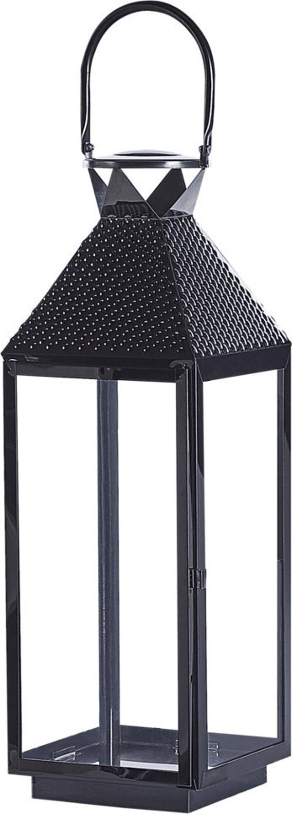 Φανάρι Beliani Ατσάλινο 54 cm μαύρο BALI 11356527 4251682278478