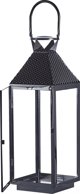 Φανάρι Beliani Ατσάλινο 54 cm μαύρο BALI 11356527 4251682278478