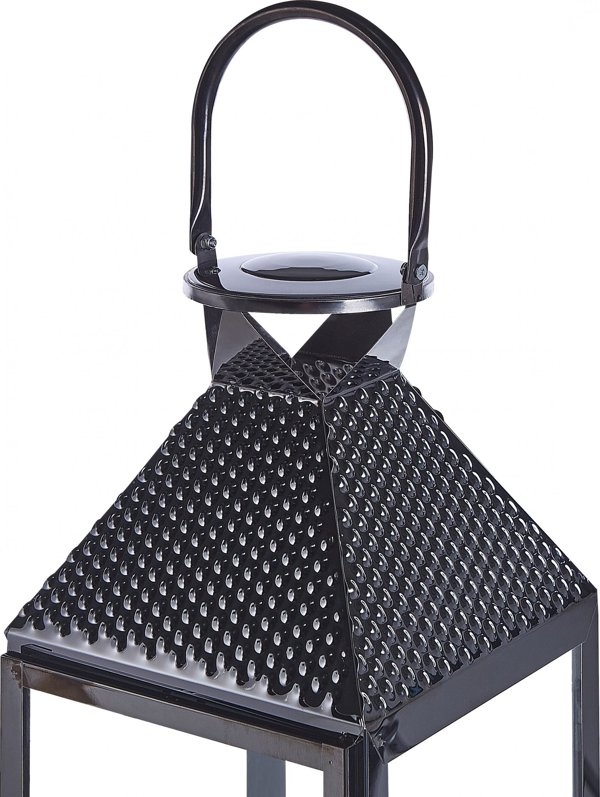 Φανάρι Beliani Ατσάλινο 54 cm μαύρο BALI 11356527 4251682278478