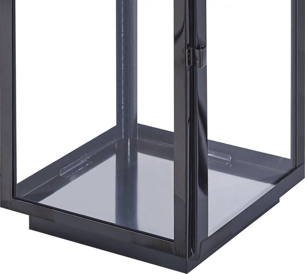 Φανάρι Beliani Ατσάλινο 54 cm μαύρο BALI 11356527 4251682278478