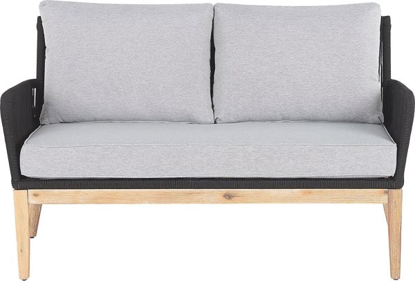 Beliani 4θέσιο ξύλινο σετ κήπου γκρι MERANO II 8171234 4251682240772
