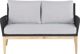 Beliani 4θέσιο ξύλινο σετ κήπου γκρι MERANO II 8171234 4251682240772