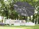 Ομπρέλα Beliani Garden Savona γκρι και λευκή 300 cm 8397519 4260602370987