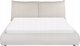 Κρεβάτι Βελουτέ Beige 160 x 200 cm VINAY - Beliani