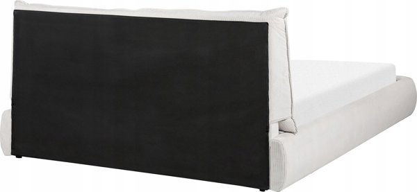 Κρεβάτι Βελουτέ Beige 160 x 200 cm VINAY - Beliani