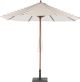 Ομπρέλα Beliani Garden 260 cm μπεζ και λευκό FERENTILLO (140309) 8397507 4251682202374