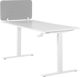 Θήκη γραφείου Beliani 130 x 40 cm ανοιχτό γκρι WALLY 8350984 4251682262972