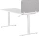 Θήκη γραφείου Beliani 130 x 40 cm ανοιχτό γκρι WALLY 8350984 4251682262972