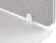 Θήκη γραφείου Beliani 130 x 40 cm ανοιχτό γκρι WALLY 8350984 4251682262972