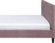 Beliani Αντικαταστάσιμο κάλυμμα κρεβατιού 180 x 200 cm ροζ FITOU 8130277 4260624110301