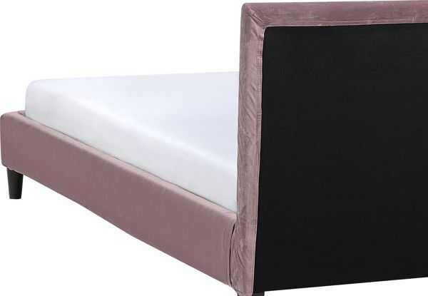 Beliani Αντικαταστάσιμο κάλυμμα κρεβατιού 180 x 200 cm ροζ FITOU 8130277 4260624110301