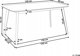 Beliani Lumarko Τραπεζαρία 150 x 90 cm σκούρο ξύλο EPHRATA! 12300970 4251682288897