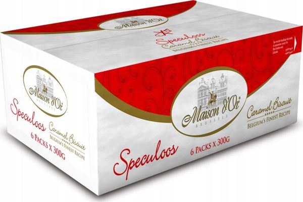 Belgijskie ciastka karmelowe Speculoos - Karton 300 szt