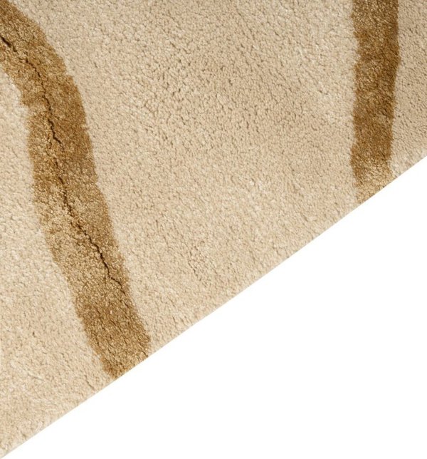 Χαλί Beliani Viscose, γεωμετρικό σχέδιο, 160 x 230 cm, μπεζ MAKOLA Lumarko! 13568018 4255664861245