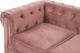 Beliani 3θέσιος βελούδινος καναπές, ροζ CHESTERFIELD 8083411 4251682248204