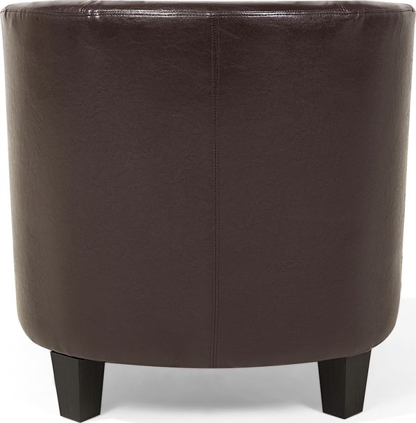 Πολυθρόνα Beliani Brown οικολογικό δέρμα BORWICK 8232416 4260586356304