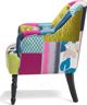 Beliani Patchwork πολυθρόνα μπλε ΜΑΝΤΑΛ 8397481 4260580924028