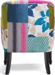 Beliani Patchwork πολυθρόνα μπλε ΜΑΝΤΑΛ 8397481 4260580924028