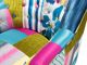 Beliani Patchwork πολυθρόνα μπλε ΜΑΝΤΑΛ 8397481 4260580924028