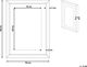 Beliani Εικόνα σε κορνίζα 30 x 40 cm μπλε και ροζ AGENA 8034583 4251682251303