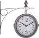 Ρολόι τοίχου Beliani 22 cm ασημί και λευκό ROMONT 8034629 4251682242363