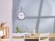 Ρολόι τοίχου Beliani 22 cm ασημί και λευκό ROMONT 8034629 4251682242363