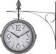 Ρολόι τοίχου Beliani 22 cm ασημί και λευκό ROMONT 8034629 4251682242363
