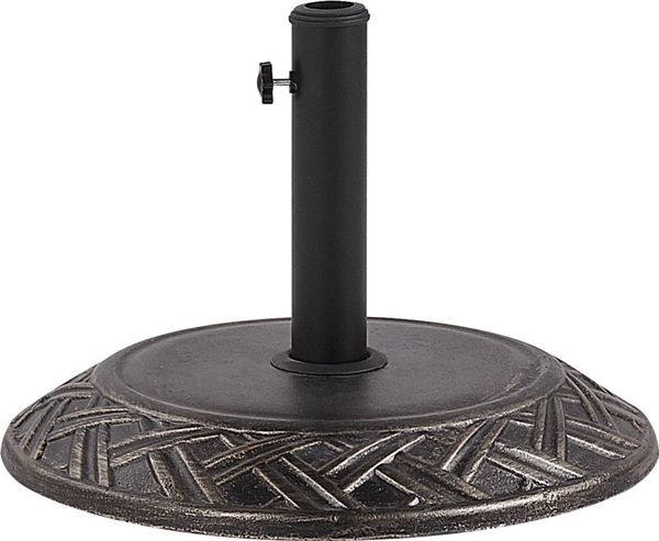 Βάση ομπρέλας Beliani 50 cm καφέ CAPACI (223349) 8083559 4251682242219